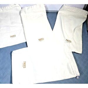 (4) TKEES Shoe Dust Bag  12" x 7"  Lot Bundle Of 4